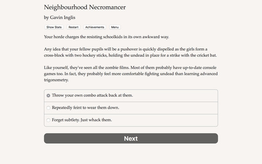 Screenshot z Neighbourhood Necromancer Screenshot z Neighbourhood Necromancer