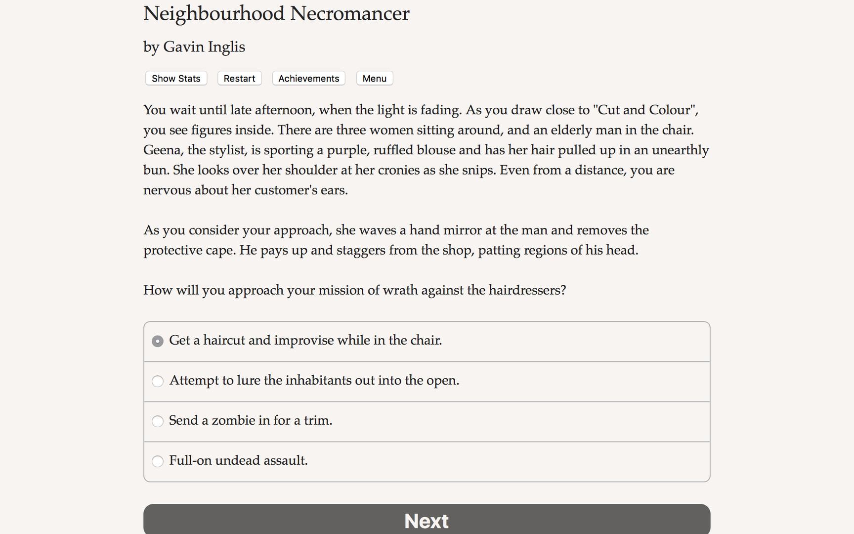 Neighbourhood Necromancer Demo Featured Screenshot #1