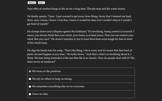 Screenshot z Creatures Such as We