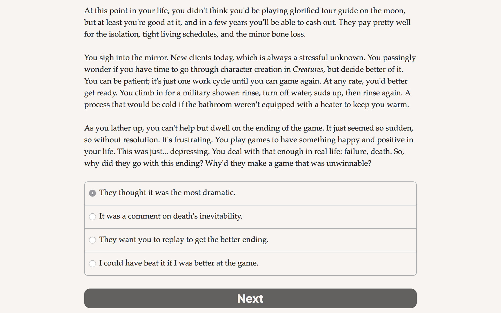 Creatures Such as We screenshot #3
