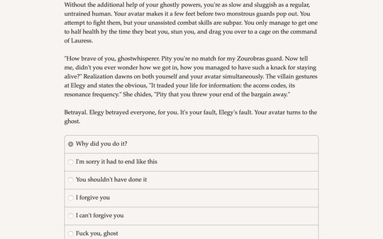 Screenshot z Creatures Such as We