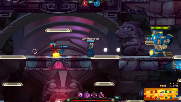 Awesomenauts - Dark Masquerade Qi'Tara Skin
