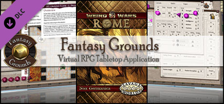 Fantasy Grounds - Weird Wars Rome: Nox Germanica (Savage Worlds) Header Image