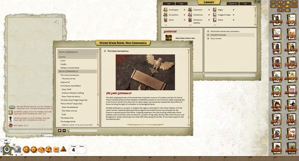 Fantasy Grounds - Weird Wars Rome: Nox Germanica (Savage Worlds)