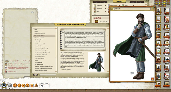 Fantasy Grounds - Weird Wars Rome: Nox Germanica (Savage Worlds)