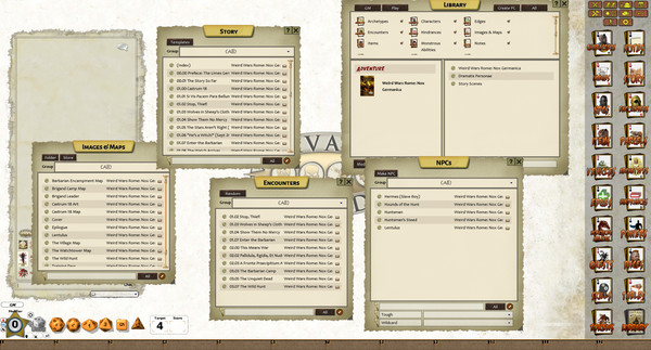Fantasy Grounds - Weird Wars Rome: Nox Germanica (Savage Worlds)