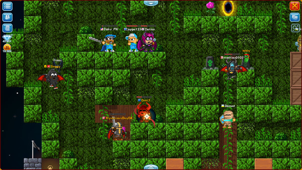 Screenshot 2 of Pixel Worlds: MMO Sandbox - additional gameplay view