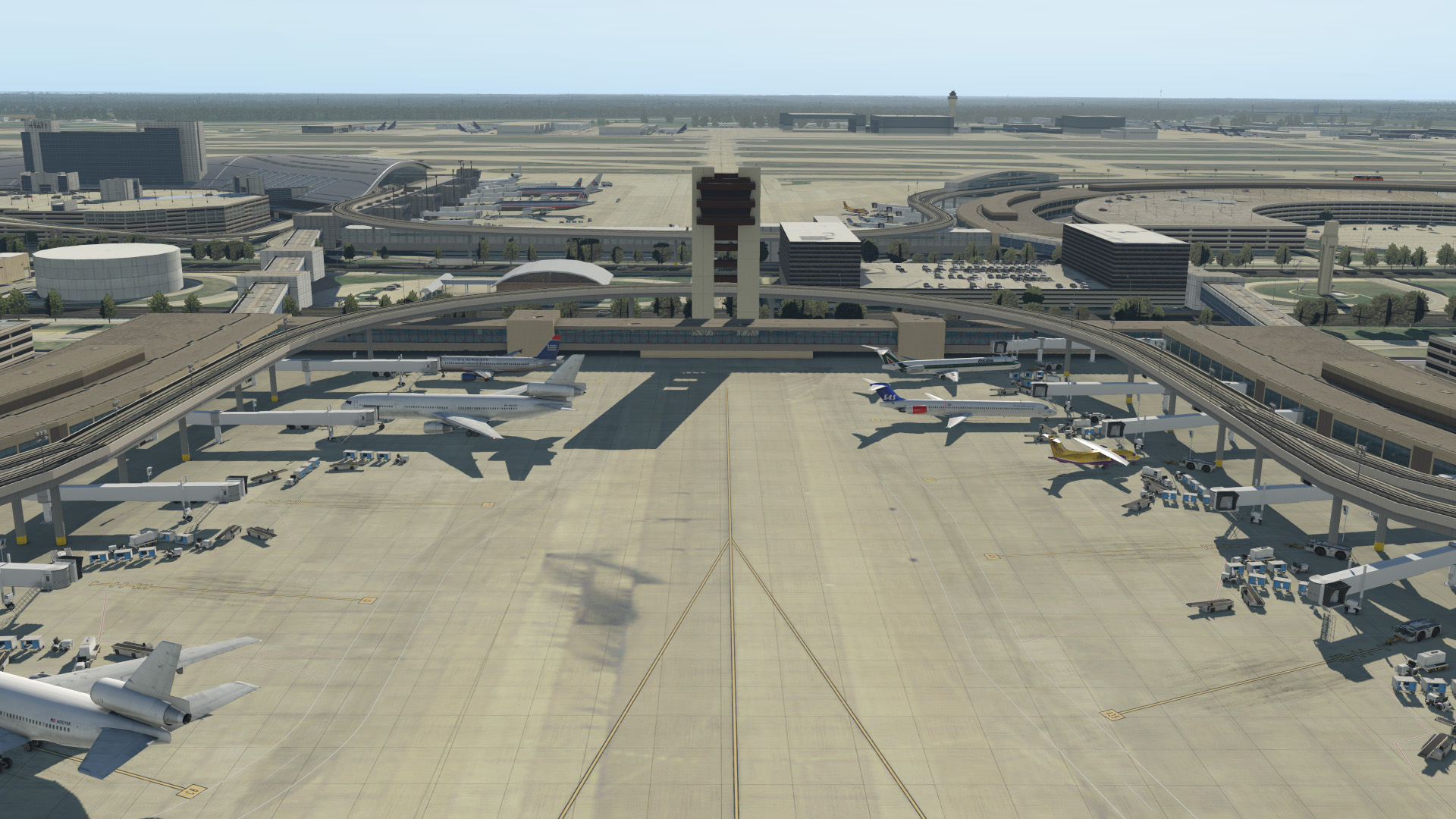 X-Plane 11 - Add-on: Aerosoft - Airport Dallas/Fort Worth International Featured Screenshot #1