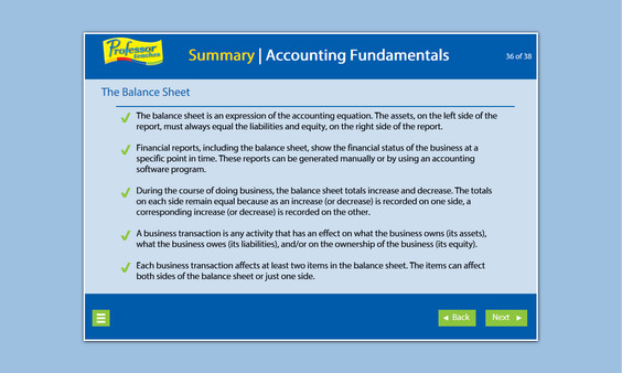 Professor Teaches Accounting Fundamentals screenshot 6