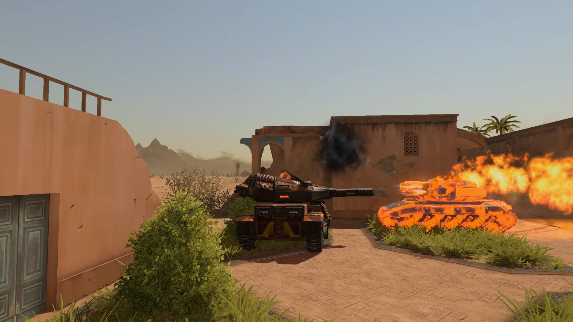 Tanki X: Mercenary Flamethrower Featured Screenshot #1