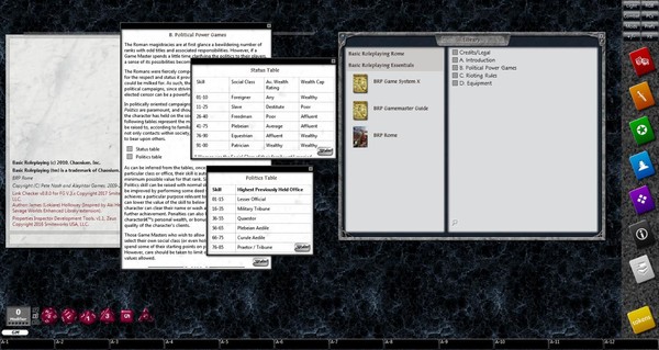 Fantasy Grounds - Rome (BRP)