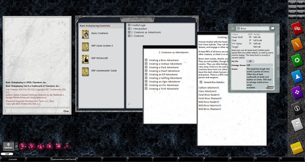 Fantasy Grounds - Basic Creatures (BRP)