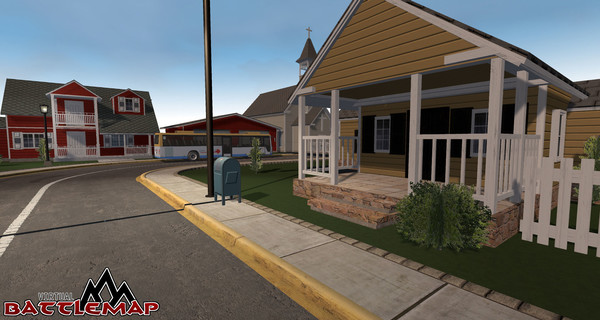 Virtual Battlemap DLC - Modern Town