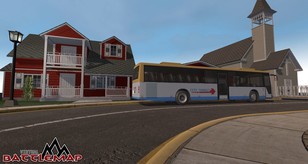 Virtual Battlemap DLC - Modern Town