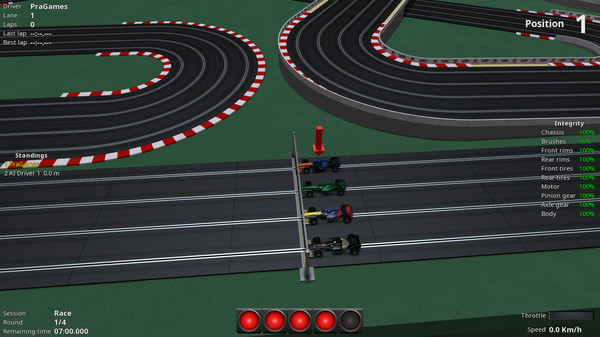 Screenshot z Virtual SlotCars