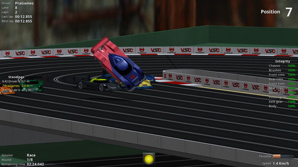 Screenshot z Virtual SlotCars