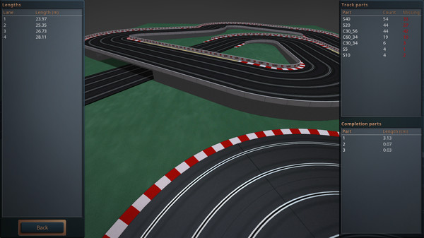 Screenshot z Virtual SlotCars