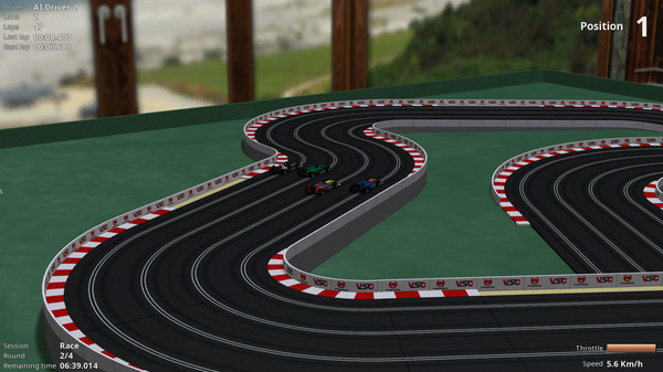 Screenshot z Virtual SlotCars