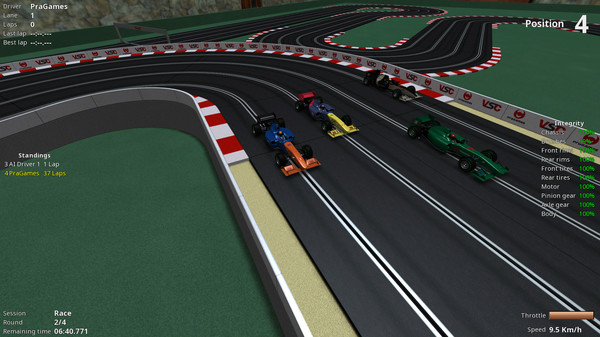 Screenshot z Virtual SlotCars