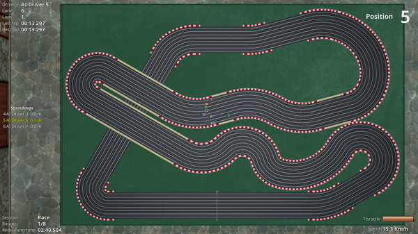 Screenshot z Virtual SlotCars