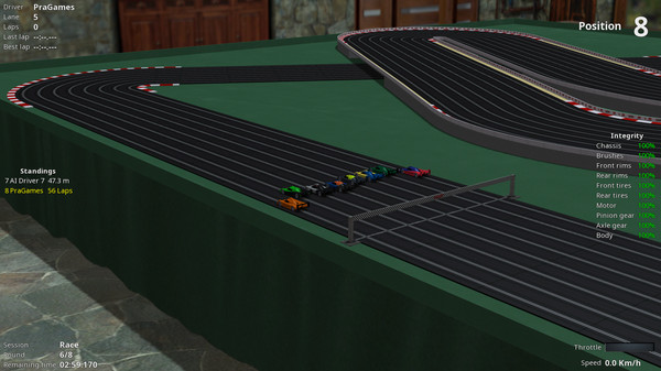 Screenshot z Virtual SlotCars