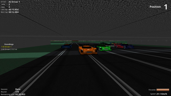 Screenshot z Virtual SlotCars