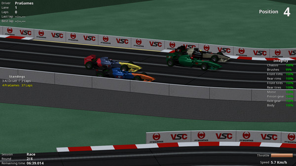 Screenshot z Virtual SlotCars
