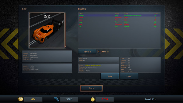 Screenshot z Virtual SlotCars