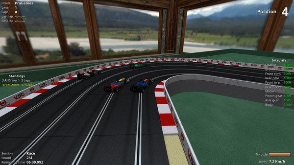 Screenshot z Virtual SlotCars