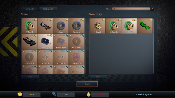 Screenshot z Virtual SlotCars