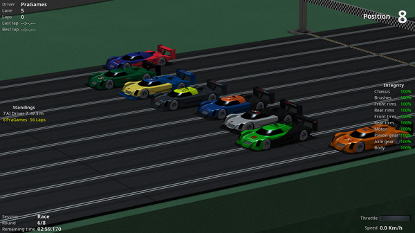 Screenshot z Virtual SlotCars