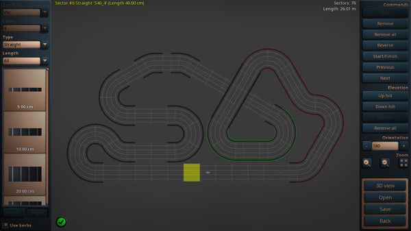 Screenshot z Virtual SlotCars