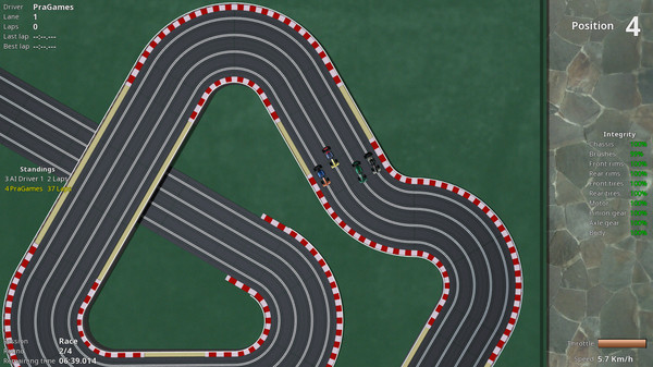 Screenshot z Virtual SlotCars