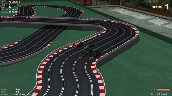 Screenshot z Virtual SlotCars