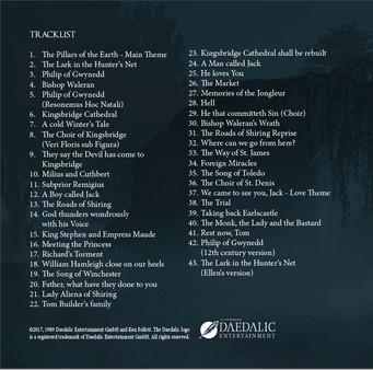 Ken Follett's The Pillars of the Earth - Soundtrack