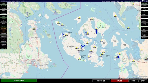 KHAiHOM.com - FSX Steam Edition: Moving Map Add-On