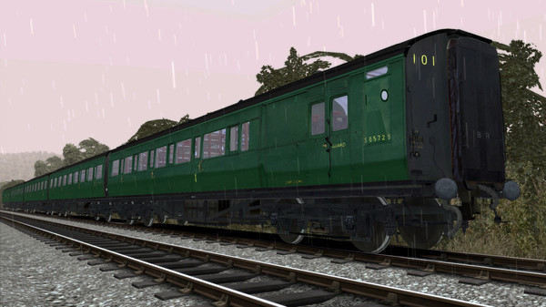 KHAiHOM.com - TS Marketplace: Maunsell 59ft Low Window Corridor Coach Pack BR Green