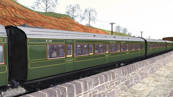 KHAiHOM.com - TS Marketplace: Maunsell 59ft Low Window Corridor Coach Pack Southern Olive Green