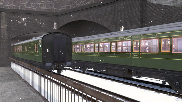 KHAiHOM.com - TS Marketplace: Maunsell 59ft Low Window Corridor Coach Pack Southern Olive Green