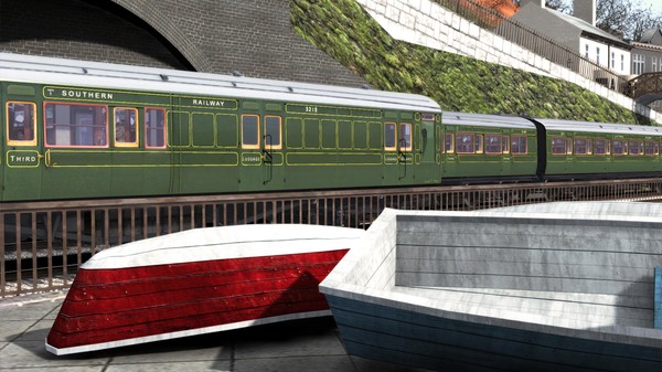 TS Marketplace: Maunsell 59ft Low Window Corridor Coach Pack Southern Olive Green