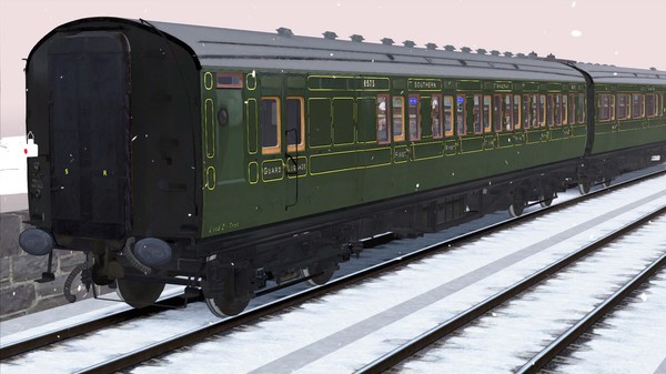 KHAiHOM.com - TS Marketplace: Maunsell 59ft Low Window Corridor Coach Pack Southern Olive Green