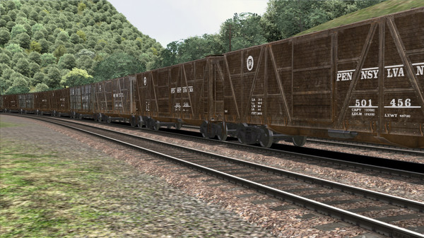 KHAiHOM.com - TS Marketplace: PRR X23 Boxcar Wagon Pack Add-On