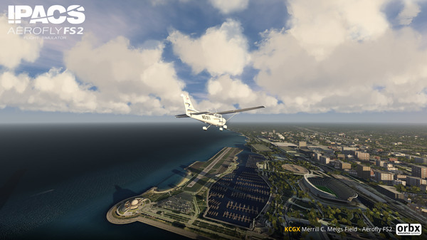 Aerofly FS 2 - Orbx - Chicago Meigs Field — скриншот 10