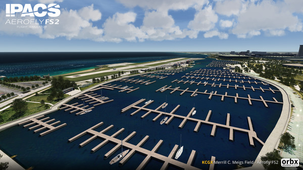Aerofly FS 2 - Orbx - Chicago Meigs Field — скриншот 9