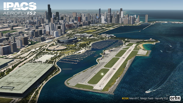Aerofly FS 2 - Orbx - Chicago Meigs Field — скриншот 16