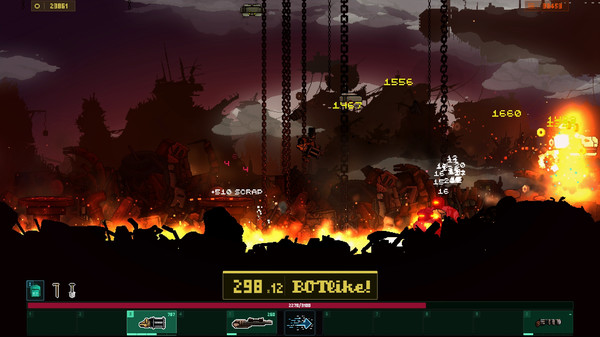 Screenshot z Botlike - a robot's rampage