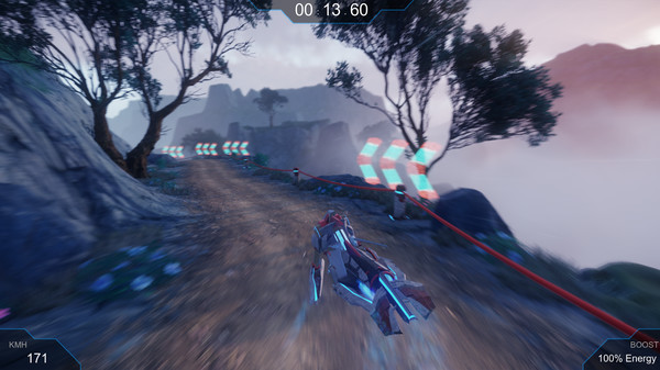 Screenshot z Racing Glider