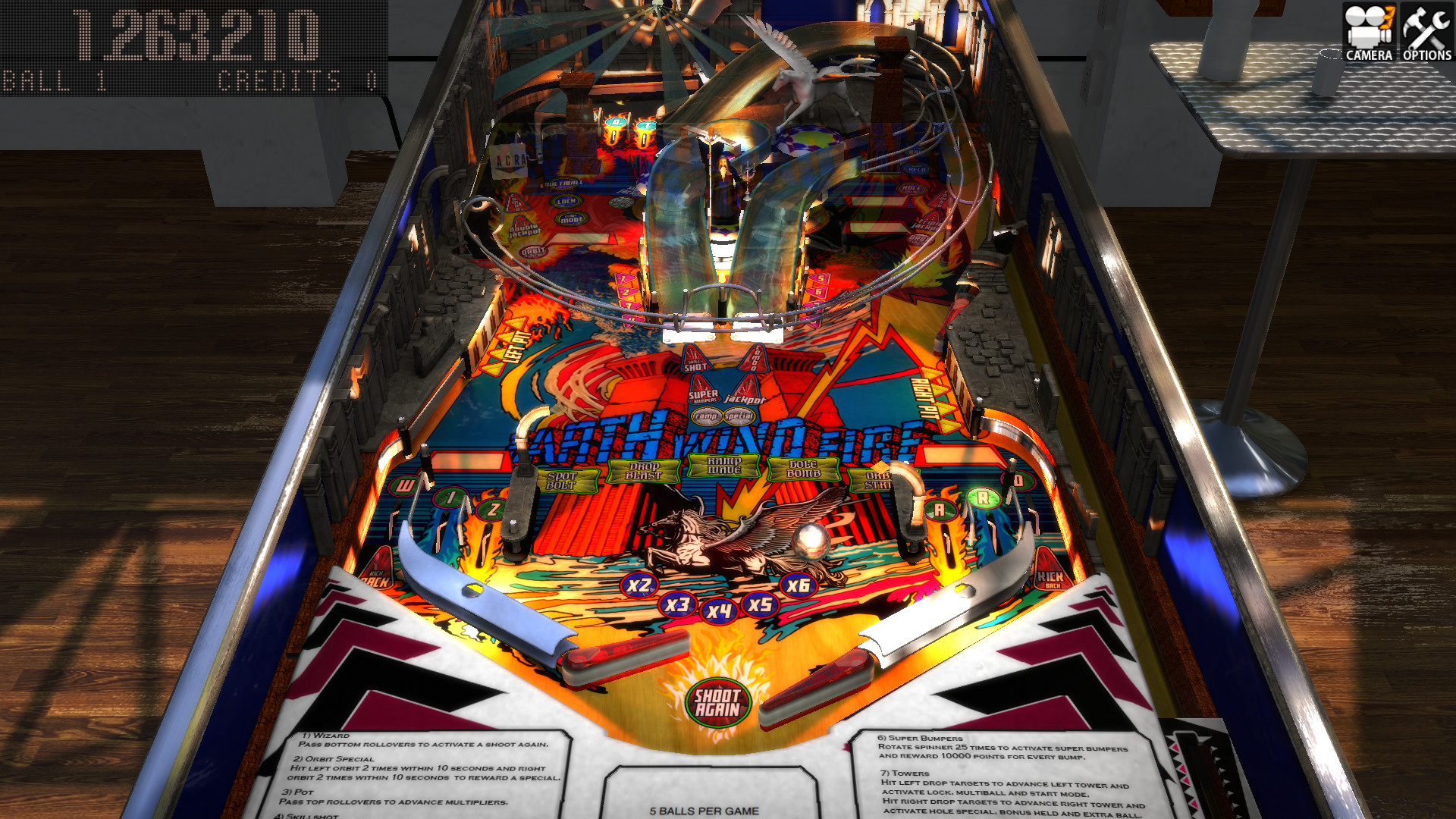 Zaccaria Pinball - Earth Wind Fire 2017 table Featured Screenshot #1