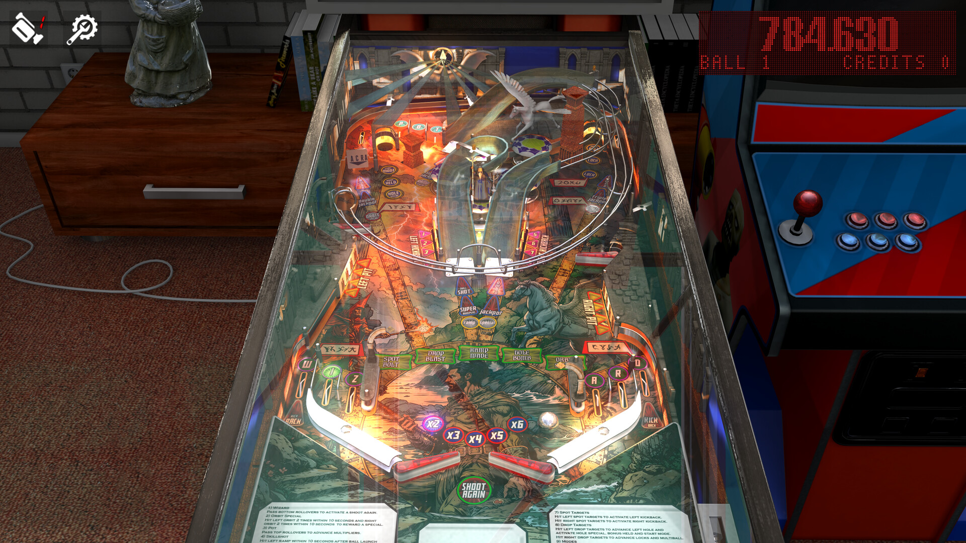 Zaccaria Pinball - Earth Wind Fire 2017 table Featured Screenshot #1