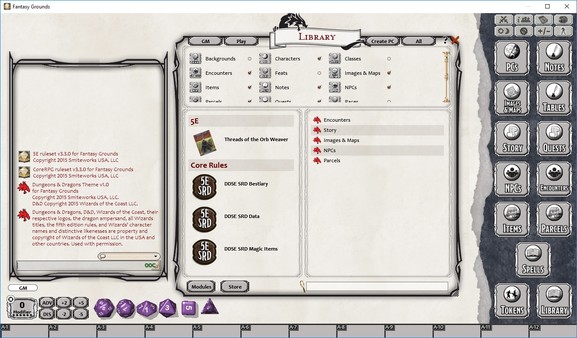 Fantasy Grounds - Threads of the Orb Weaver (5E)